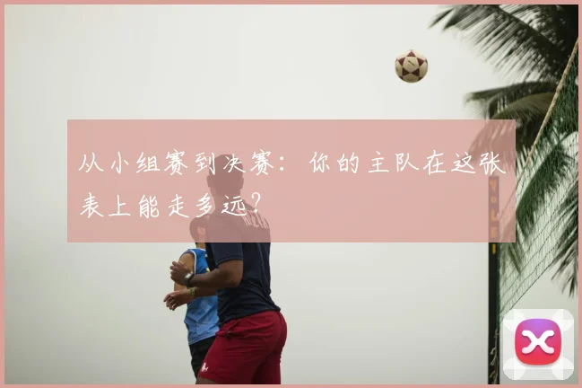 从小组赛到决赛:你的主队在这张表上能走多远?